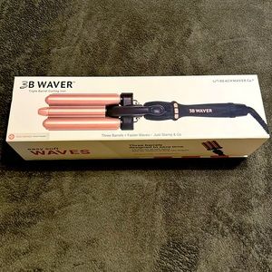 3B Waver Triple Barrel Curling Iron (Used Once) in Box